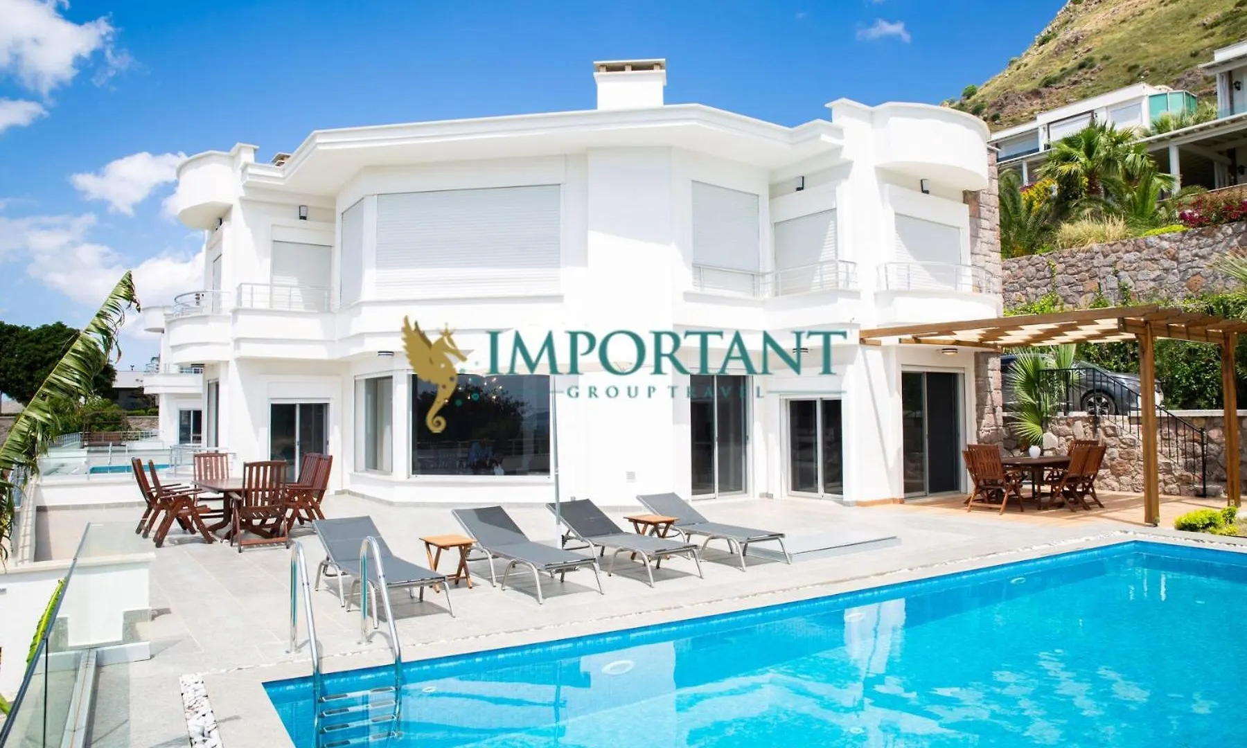 Bd4123 Five Bedroomed Villa With Pool And Sea View Bodrum Turkey