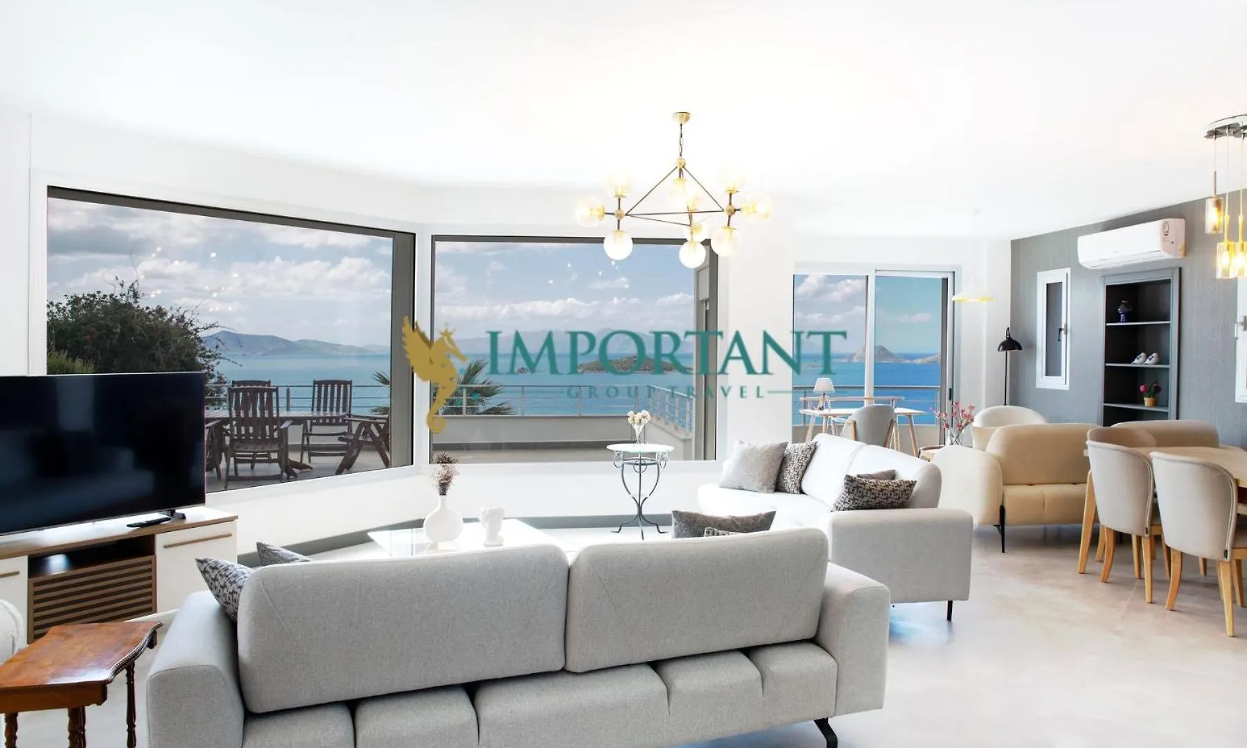 Bd4123 Five Bedroomed Villa With Pool And Sea View Bodrum