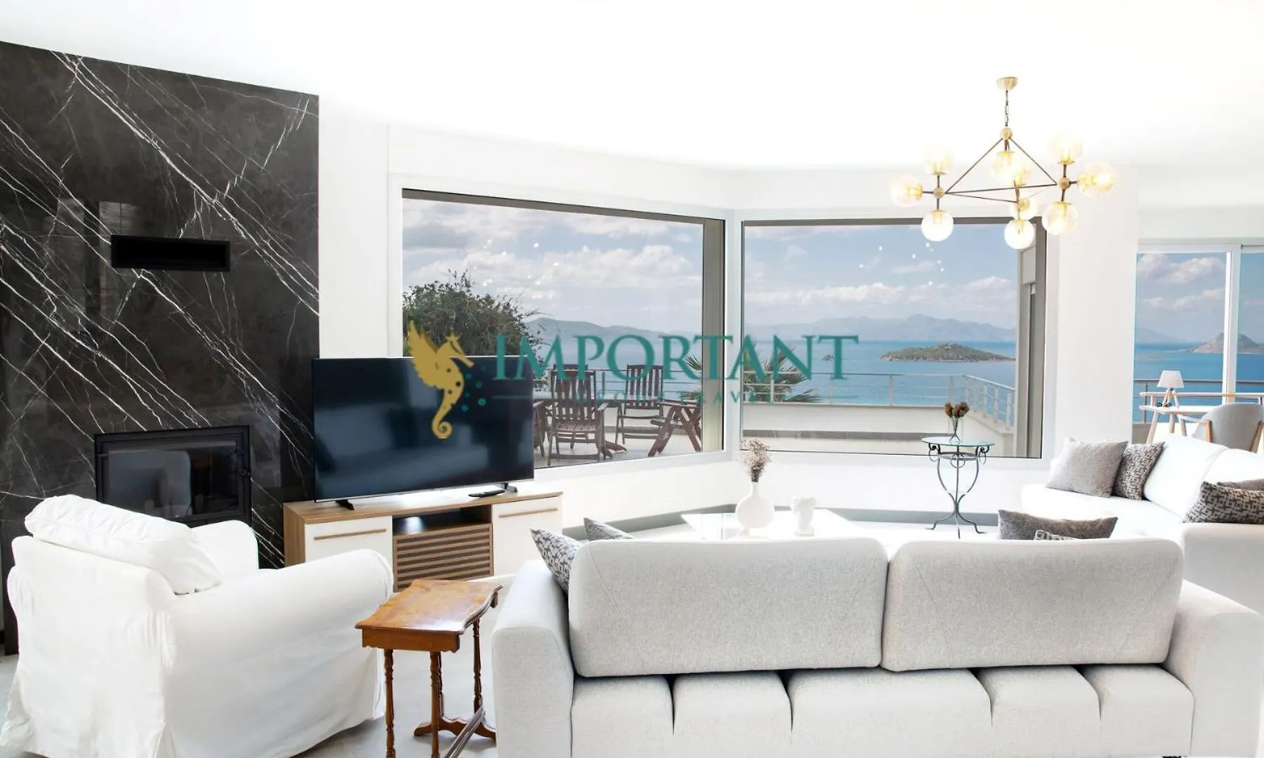 Bd4123 Five Bedroomed Villa With Pool And Sea View Bodrum