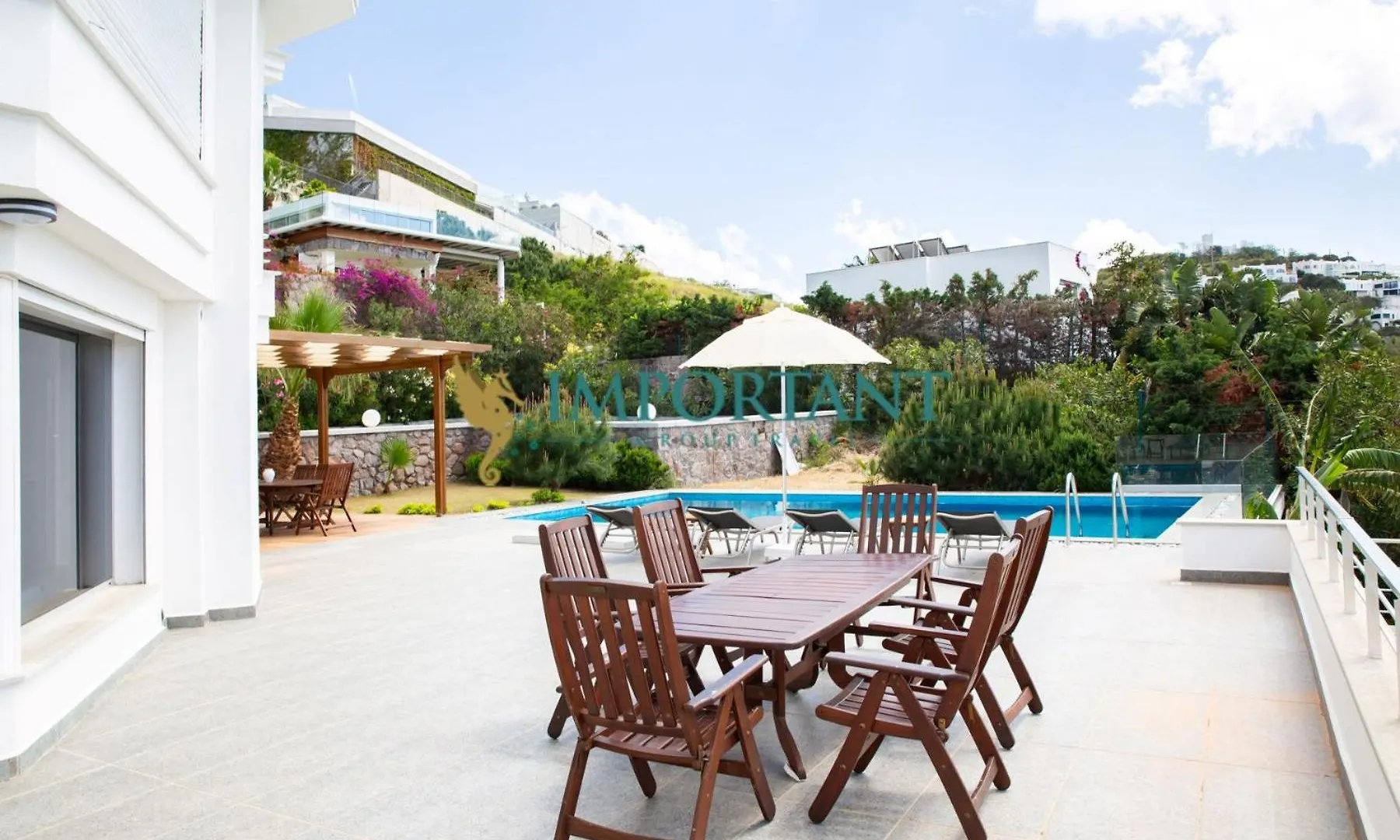 Bd4123 Five Bedroomed Villa With Pool And Sea View Bodrum Turkey