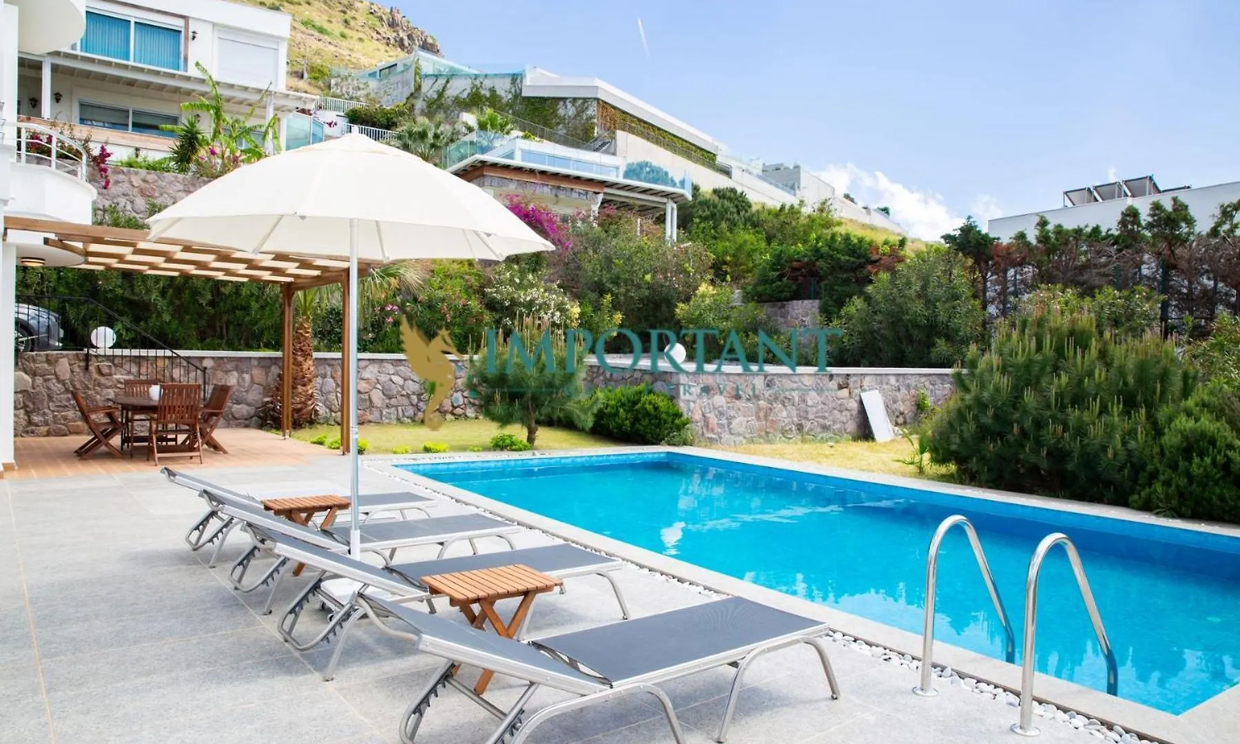 Bd4123 Five Bedroomed Villa With Pool And Sea View Bodrum Turkey