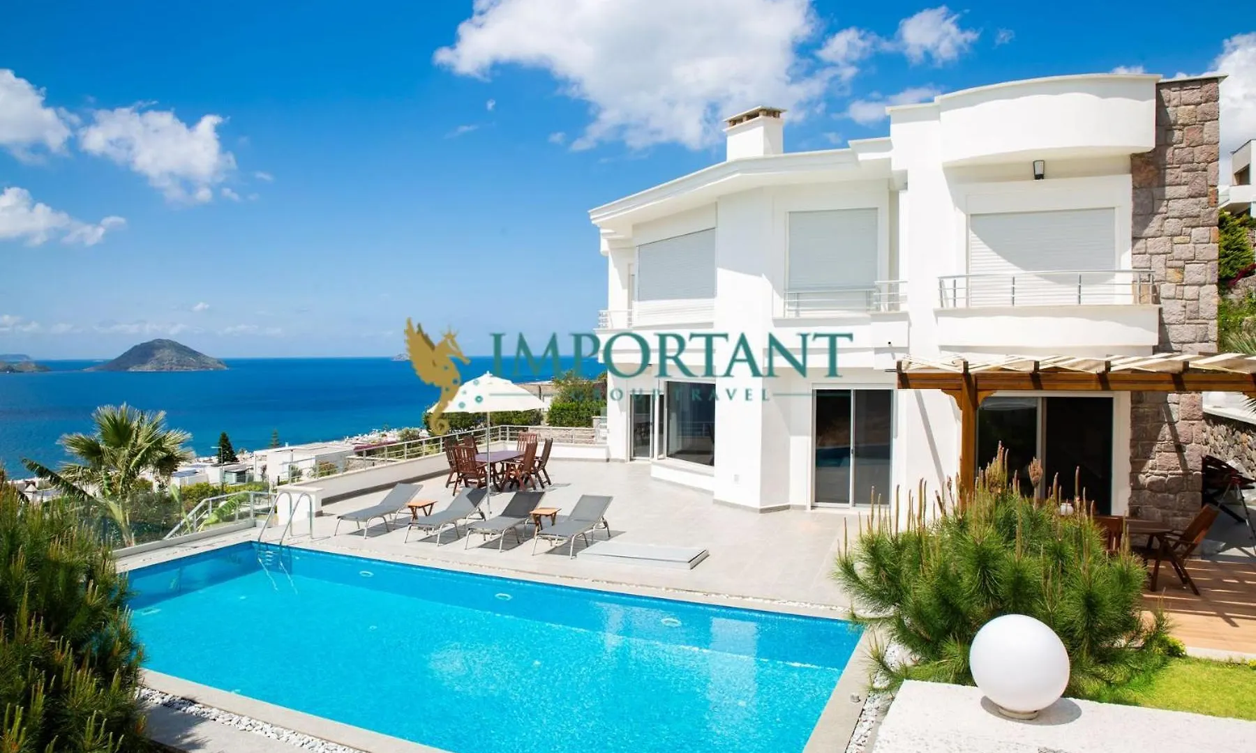 Bd4123 Five Bedroomed Villa With Pool And Sea View Bodrum
